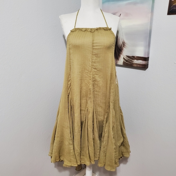 Free People Boho Halter Mini Dress - Picture 4 of 9